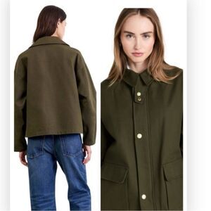 NWT Nili Lotan Gaspard Jacket Army Green $795